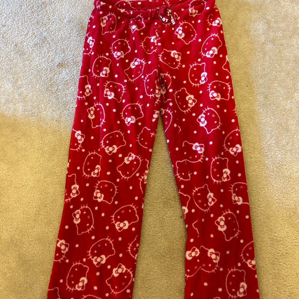 Red Hello Kitty Kids Pajamas